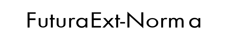 FuturaExt-Norma font preview