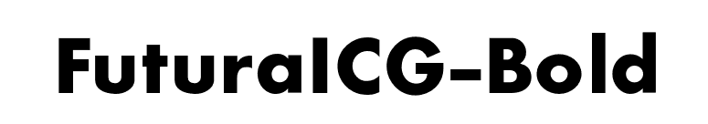 FuturaICG-Bold font preview