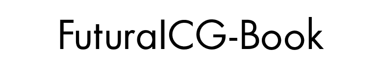 FuturaICG-Book font preview