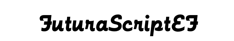 FuturaScriptEF font preview
