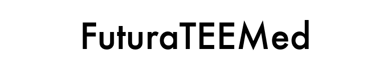 FuturaTEEMed font preview