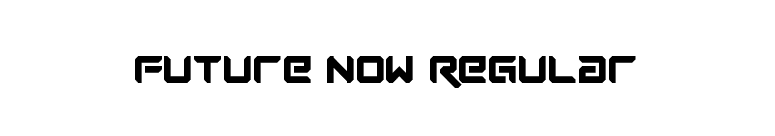 Future Now Regular font preview