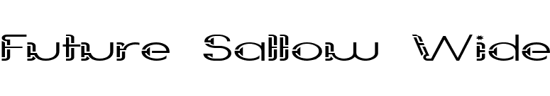 Future Sallow Wide font preview