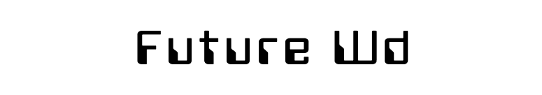 Future Wd font preview