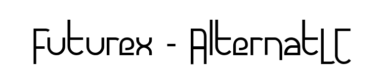Futurex - AlternatLC font preview