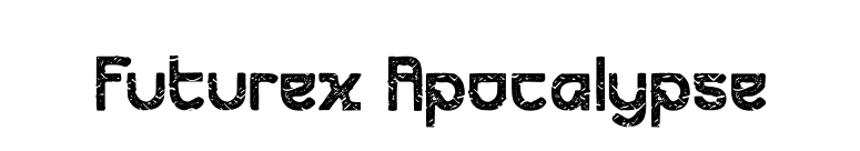 Futurex Apocalypse font preview