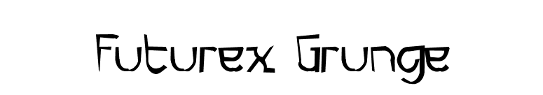 Futurex Grunge font preview