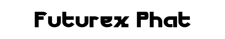 Futurex Phat font preview