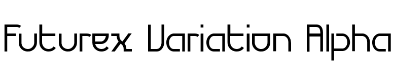 Futurex Variation Alpha font preview
