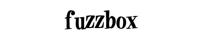 Fuzzbox font preview