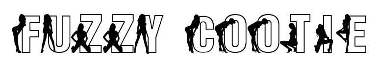 Fuzzy Cootie font preview