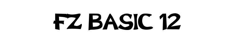 FZ BASIC 12  font preview