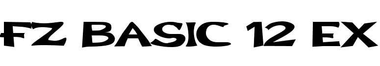 FZ BASIC 12 EX font preview