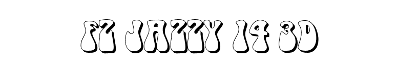 FZ JAZZY 14 3D font preview