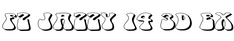 FZ JAZZY 14 3D EX font preview