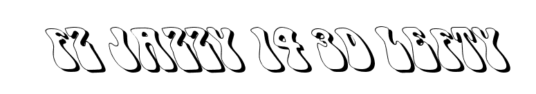 FZ JAZZY 14 3D LEFTY font preview
