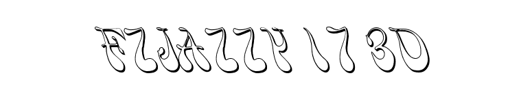 FZ JAZZY 17 3D font preview