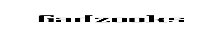 Gadzooks font preview