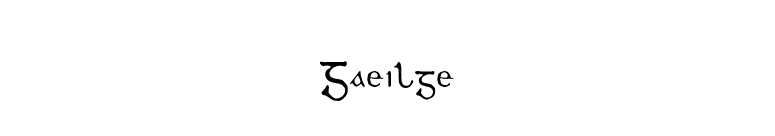Gaeilge font preview