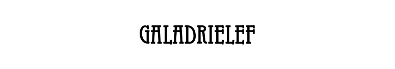 GaladrielEF font preview