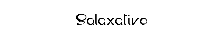 Galaxative font preview