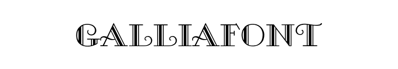 GalliaFont font preview