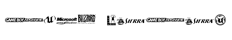 Game Logos font preview