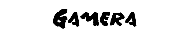 Gamera font preview