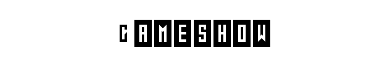 Gameshow font preview
