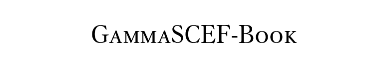 GammaSCEF-Book font preview