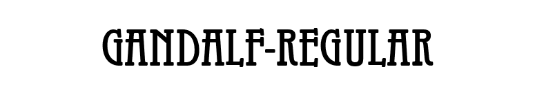 Gandalf-Regular font preview
