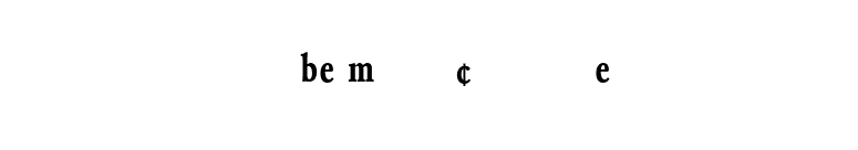 Garamond BE Medium Condensed Expert font preview