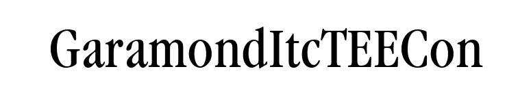 GaramondItcTEECon font preview
