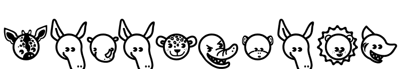 Garanimals font preview