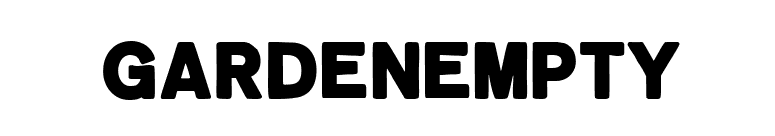 GardenEmpty font preview