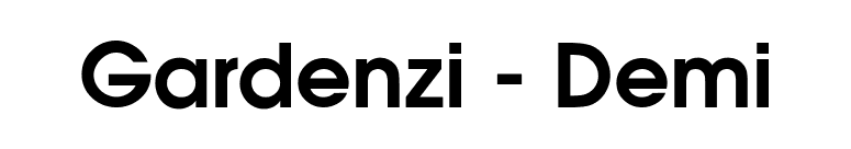 Gardenzi - Demi font preview