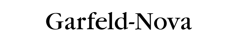 Garfeld-Nova font preview