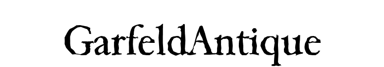 GarfeldAntique font preview
