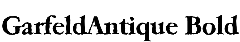 GarfeldAntique Bold font preview