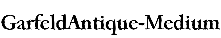 GarfeldAntique-Medium font preview