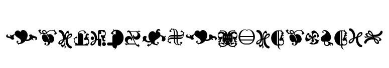 GargoilICG-Ornaments font preview