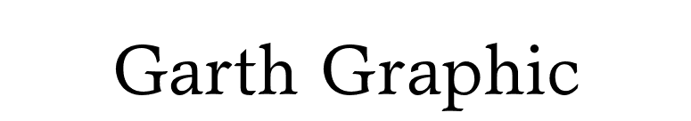 Garth Graphic font preview