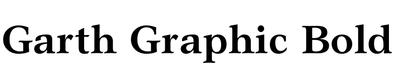 Garth Graphic Bold font preview