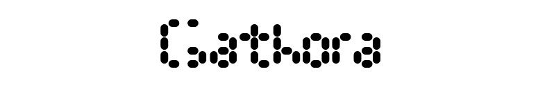 Gathora font preview