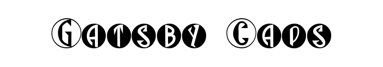 Gatsby Caps font preview