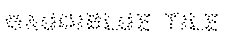 GaudiBlue Tile font preview