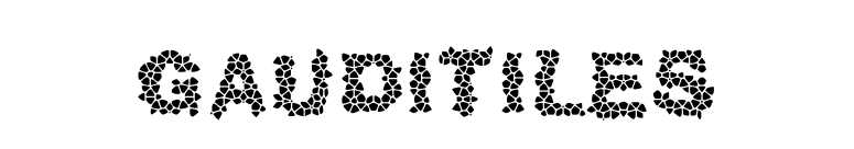 GaudiTiles font preview