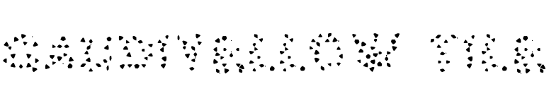 GaudiYellow Tile font preview