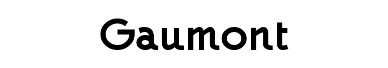 Gaumont font preview