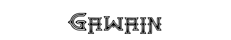 Gawain font preview